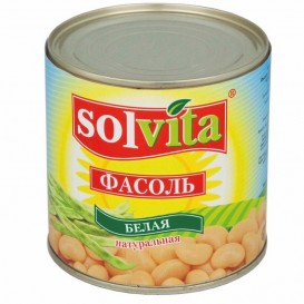 Фасоль белая Solvita 360гр.(опт 72 руб/шт)