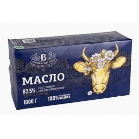 Масло сливочное Беларусь 82,5%(опт 1122 руб/кг)