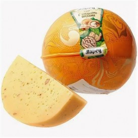 Сыр Ларец с грецкими орехами 45% 1кг(опт 1108 руб/кг)