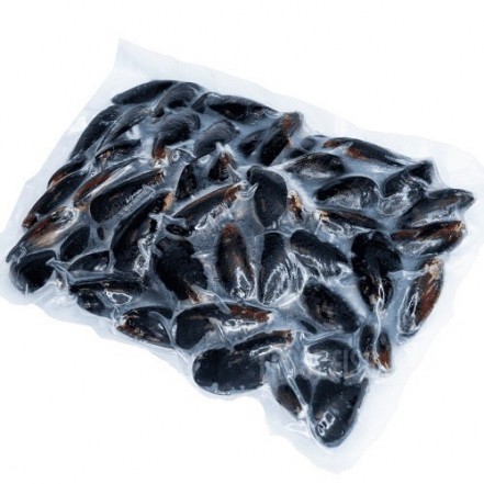 Мидии в раковине 50-80 шт с/м 1кг/уп(опт 647 руб/уп)