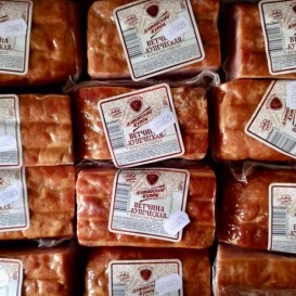 Ветчина в форме,,Купеческая’’в/к 400-500гр/уп.Алтай(опт 547 руб/кг)