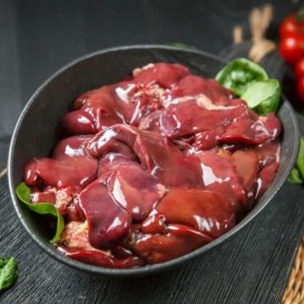 Печень куриная с/м фасовка 1кг(опт 200 руб/кг)