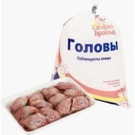 Головы куриные с/м 1кг Саянский бройлер(опт 72 руб/кг)