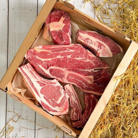 ОХЛАЖДЁННЫЙ Набор,,Конина’’на кости в коробке СП от 10кг.