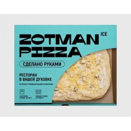 Пицца 4 сыра ZOTMAN PIZZA 395гр/уп с/м(опт 479 руб/уп)