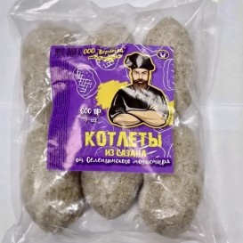 Котлеты из сазана с/м 600гр/уп.с.Троицкое(опт 327 руб/уп)