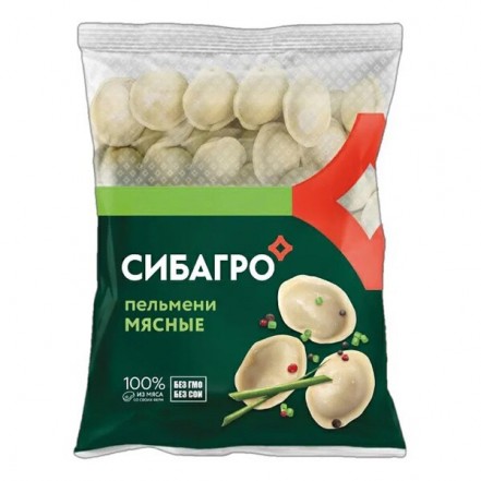 Пельмени,,Мясные’’ СибАгро 1,1кг(опт 334 руб/уп)