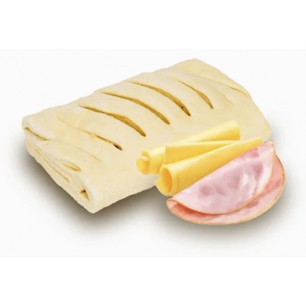 Слойка с ветчиной и сыром Сладофф с/м 5шт/уп(опт 46 руб/шт)