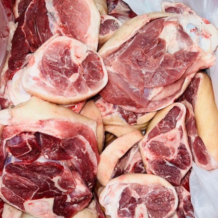 ПРЕДЗАКАЗ Рулька-стейки свиная на кости СП 10 кг охл/зам 