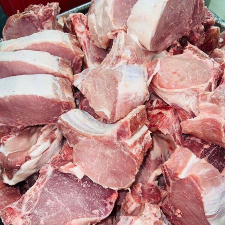 ПРЕДЗАКАЗ Корейка свиная на кости СП 10 кг.охл/зам