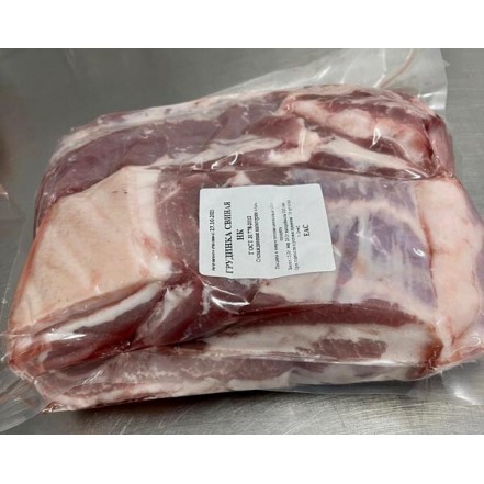 ОХЛАЖДЁННАЯ Грудинка свиная СОБСТВЕННОГО пр.1,5 кг/кусок